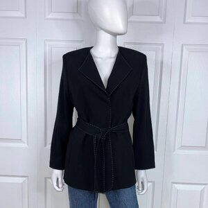 PETER NYGARD women's spring black coat size 8